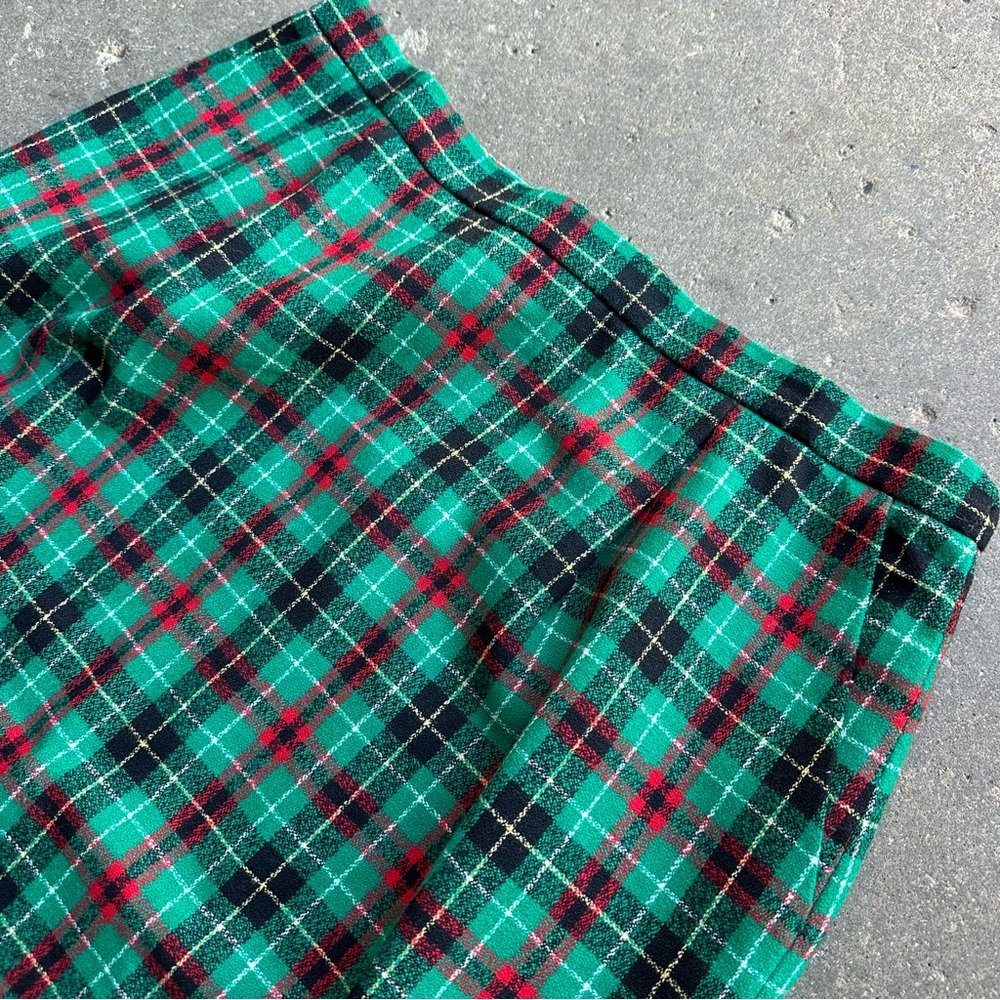 Pendleton 100% Wool Tartan Plaid Midi Skirt Size 16 Made in USA - Picture 4 of 10
